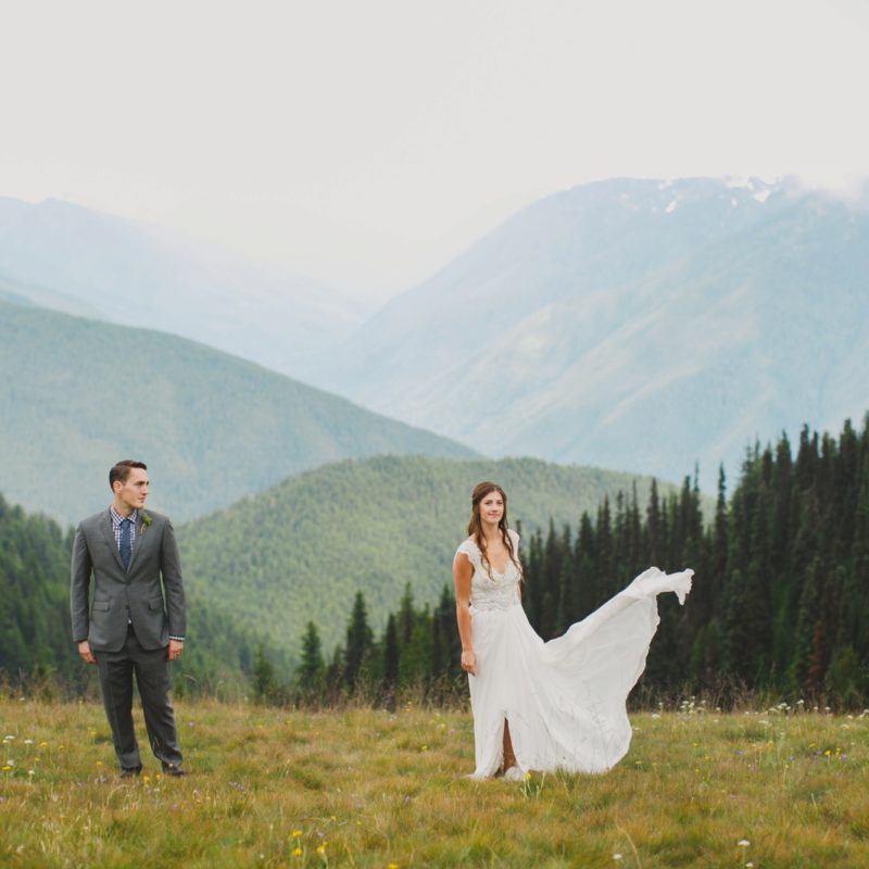 elopement at hurricane ridge olympic national park by jagger photography